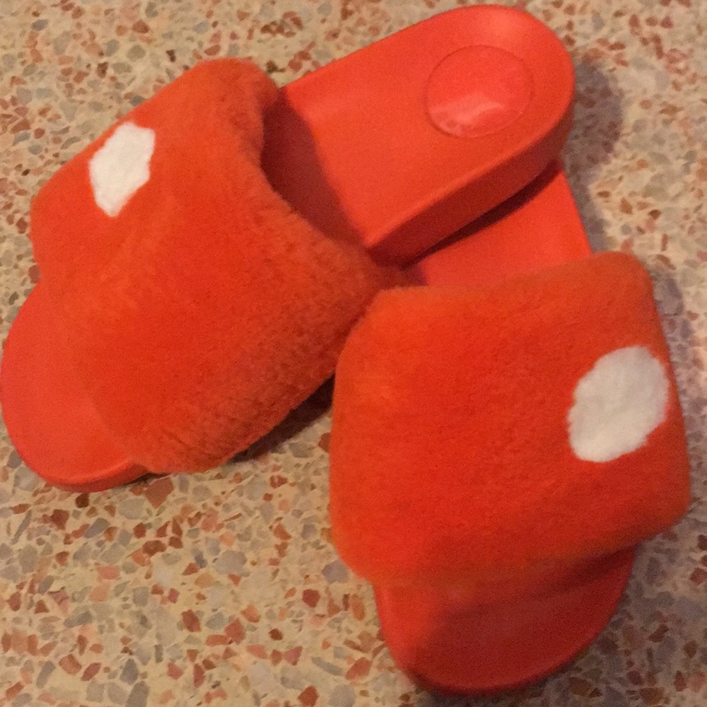 Marc jacobs real fur slides